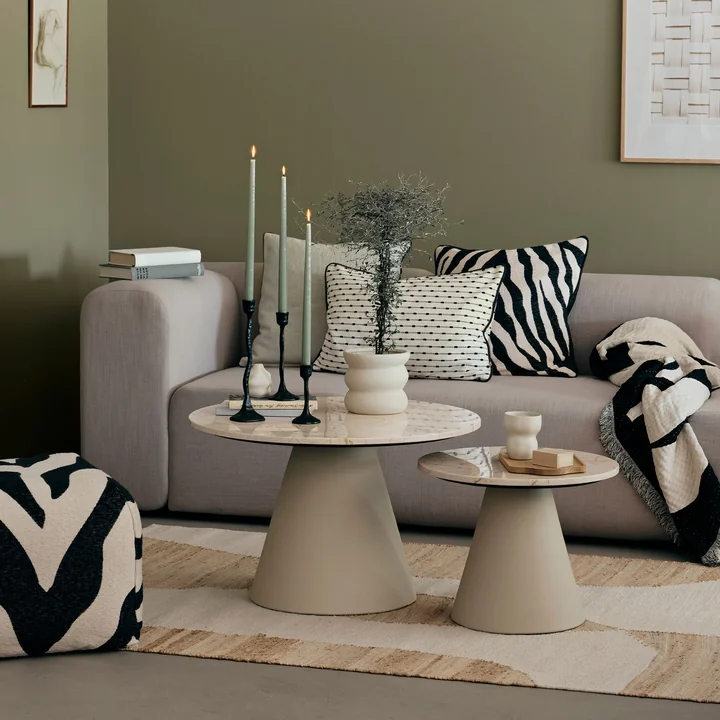 Broste Copenhagen - Miro Side table, beige