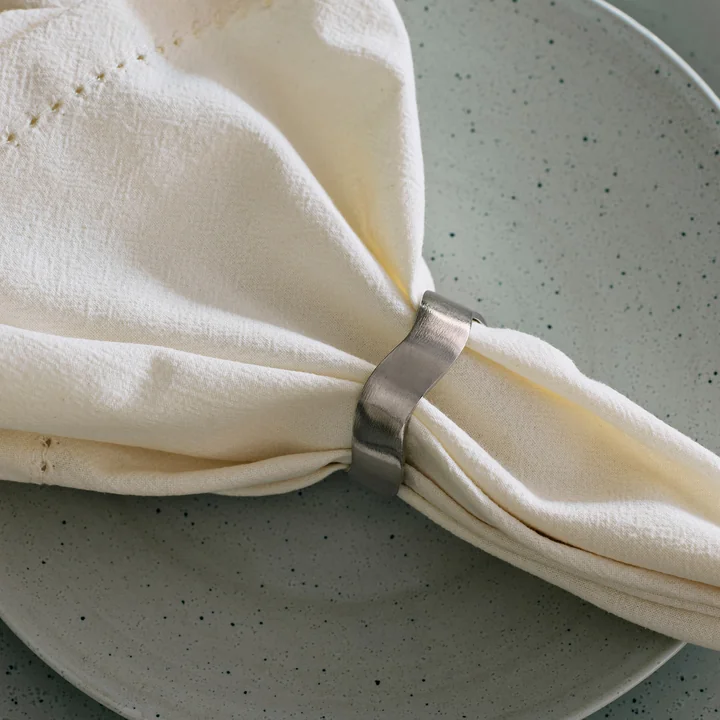 Broste Copenhagen - Zina Napkin ring silver