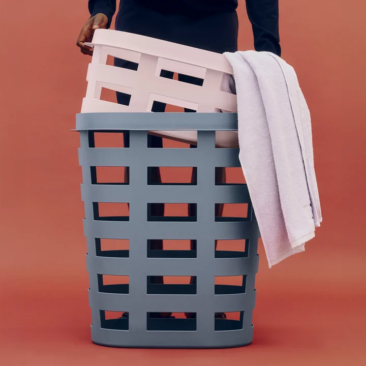 HAY - Basket, pink, S and blue, L