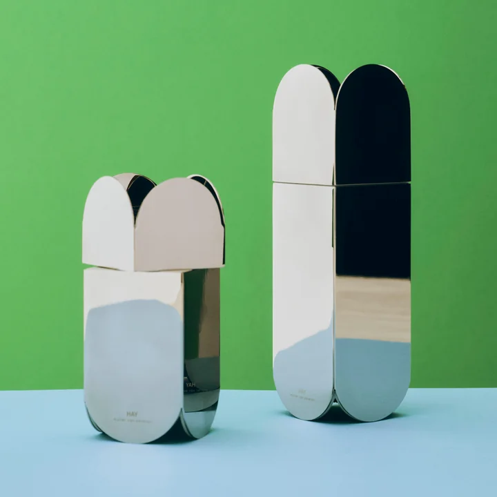 HAY - Arcs Salt mill & Pepper mill S and L, mirror