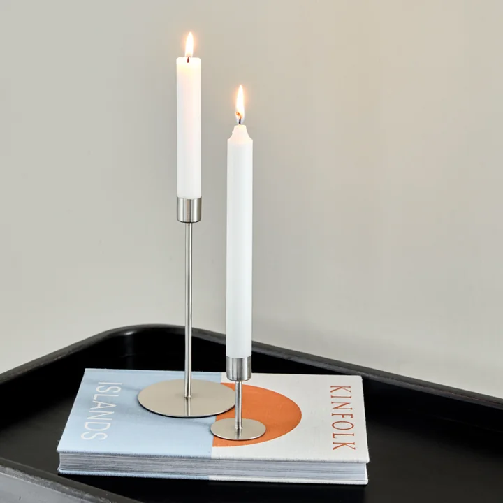 House Doctor - Anit candlestick, silver