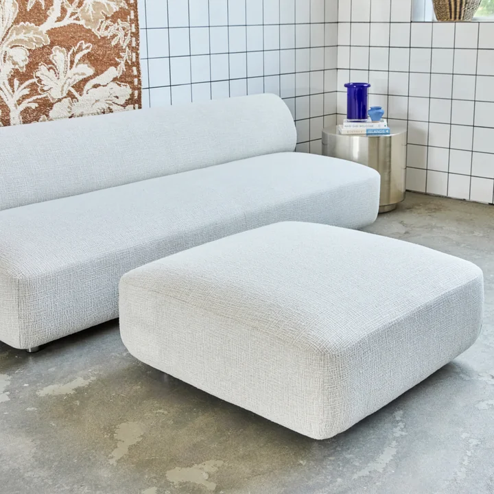 House Doctor - Feel pouf, off white