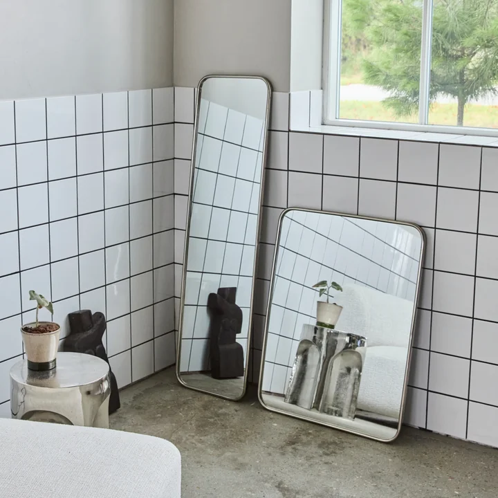 House Doctor - Mirror wall mirror, brushed silver