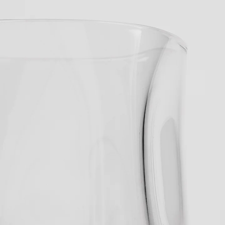House Doctor - Sand drinking glass, H 9 cm, clear