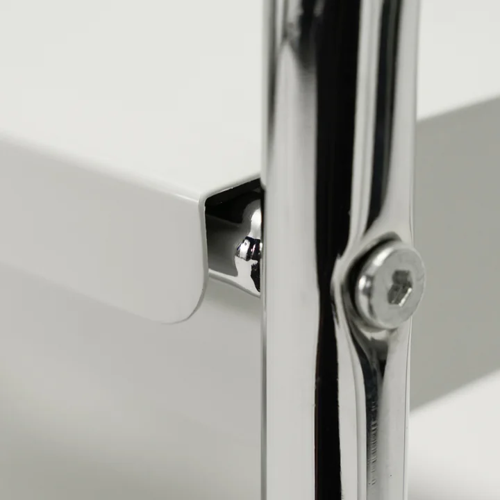 House Doctor - Serving trolley Roll, off-white / crome