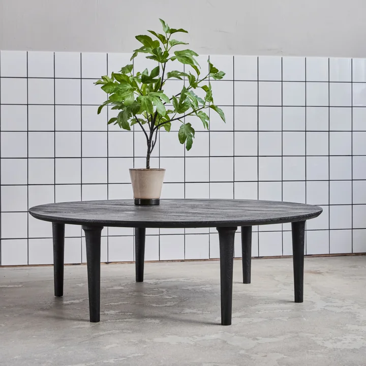 House Doctor - Zanzi Coffee table, Ø 127 cm x H 40, black