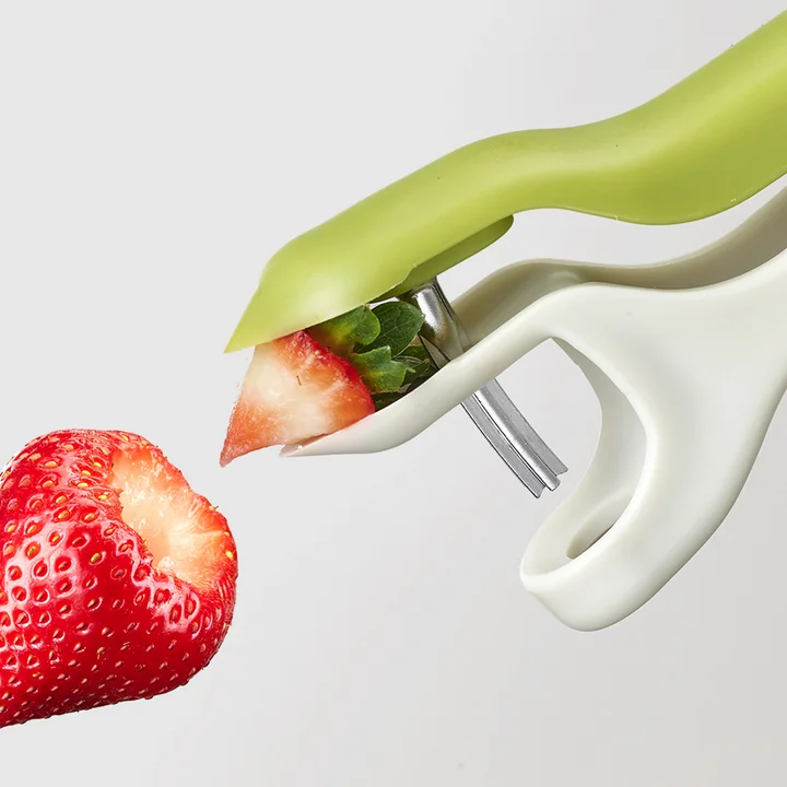 Joseph Joseph - Tweezy 2-in-1 corer, stone / green