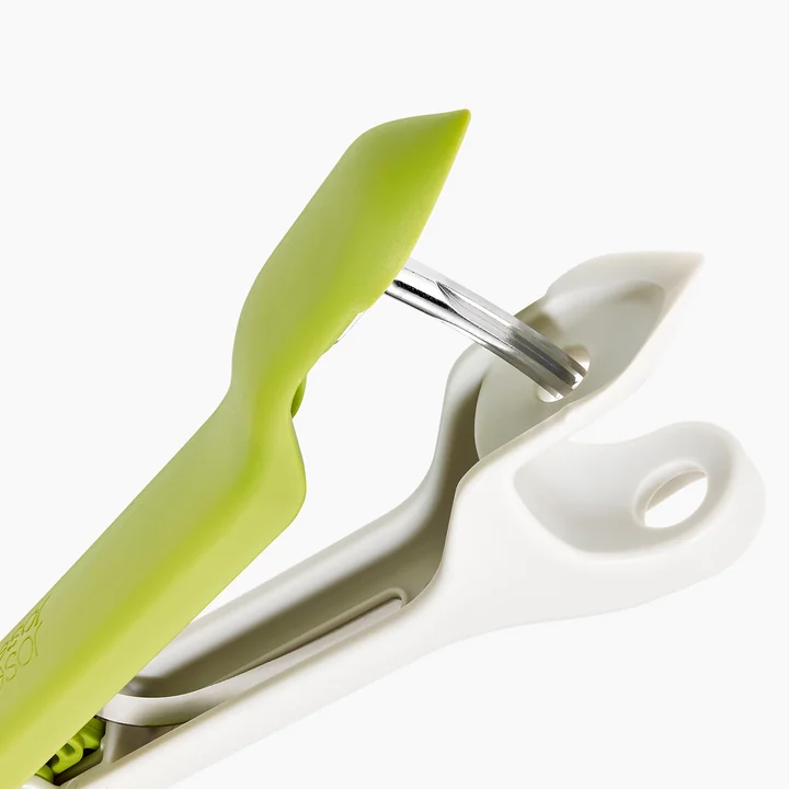 Joseph Joseph - Tweezy 2-in-1 corer, stone / green