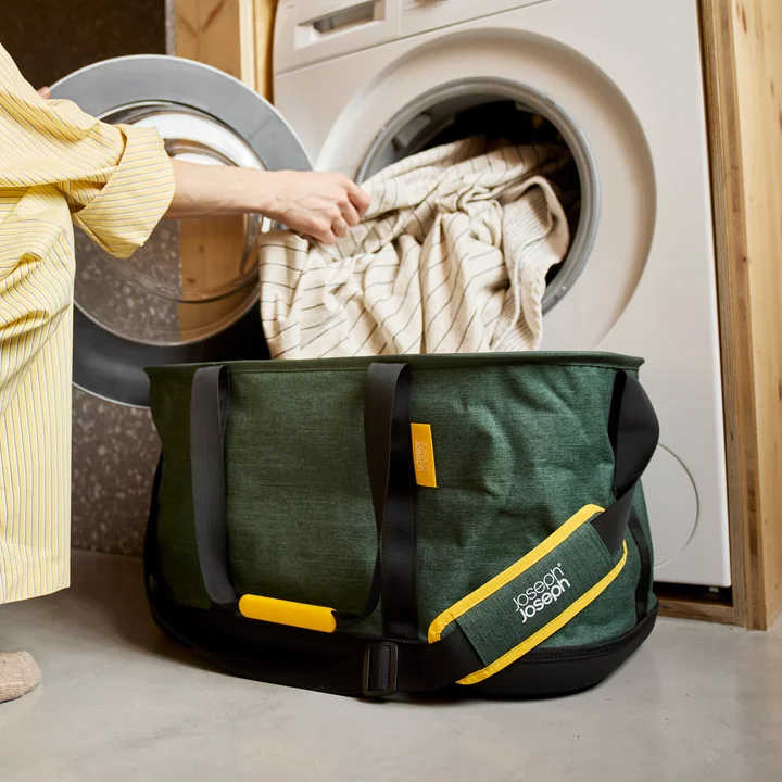 Joseph Joseph - Hold-All foldable laundry basket, outdoor, dark green