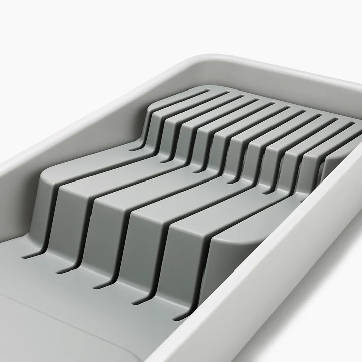 Joseph Joseph - DrawerStore Knife organizer, compact, light stone