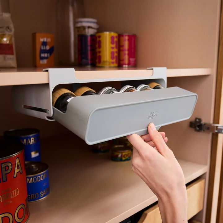 Joseph Joseph - CupboardStore Extendable spice rack, light stone
