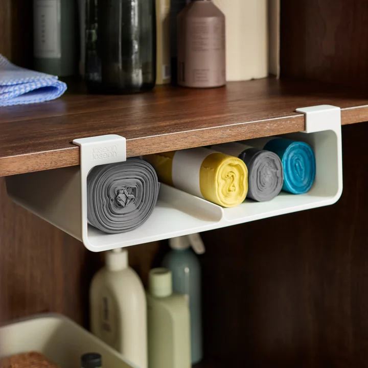 Joseph Joseph - CupboardStore Organizer for underside of shelf, large, light stone