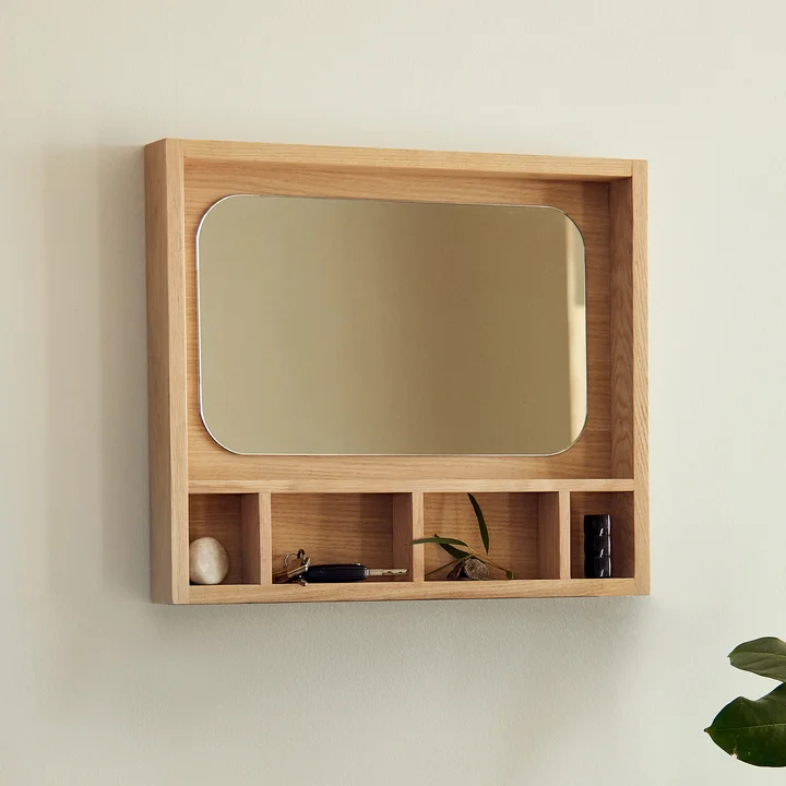 Andersen Furniture - Glance mirror shelf, oak