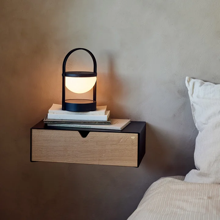 Andersen Furniture - Keep Wall shelf, oak, black