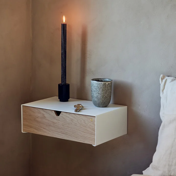 Andersen Furniture - Keep Wall shelf, oak, white