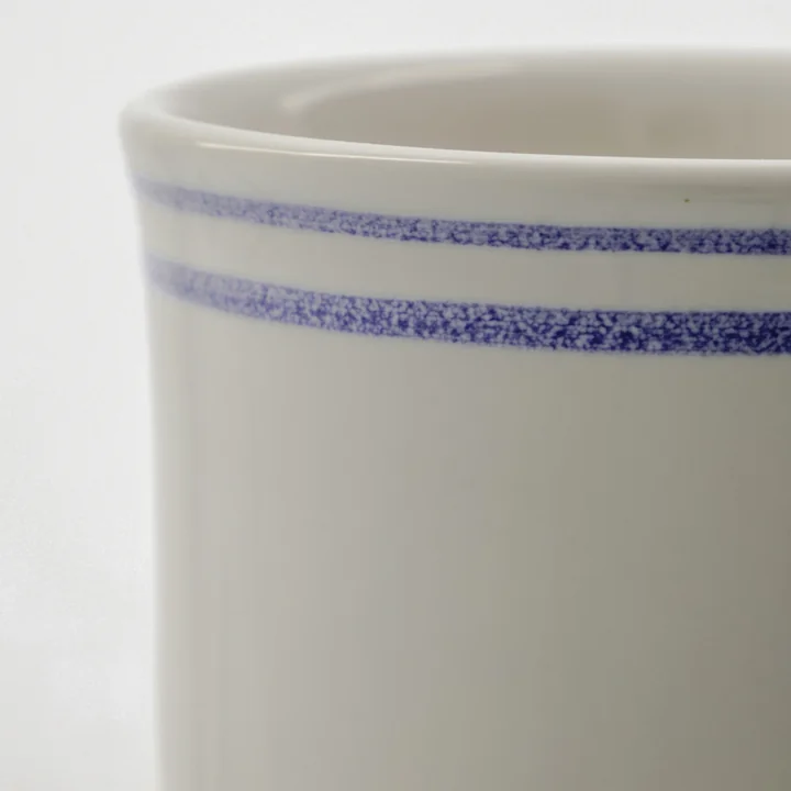 Nicolas Vahé - Bistro Mug, Ø8.5 x H8.5 cm, blue / white