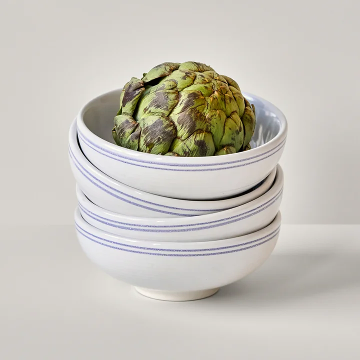 Nicolas Vahé - Bistro Bowl Ø15.5 cm, blue / white