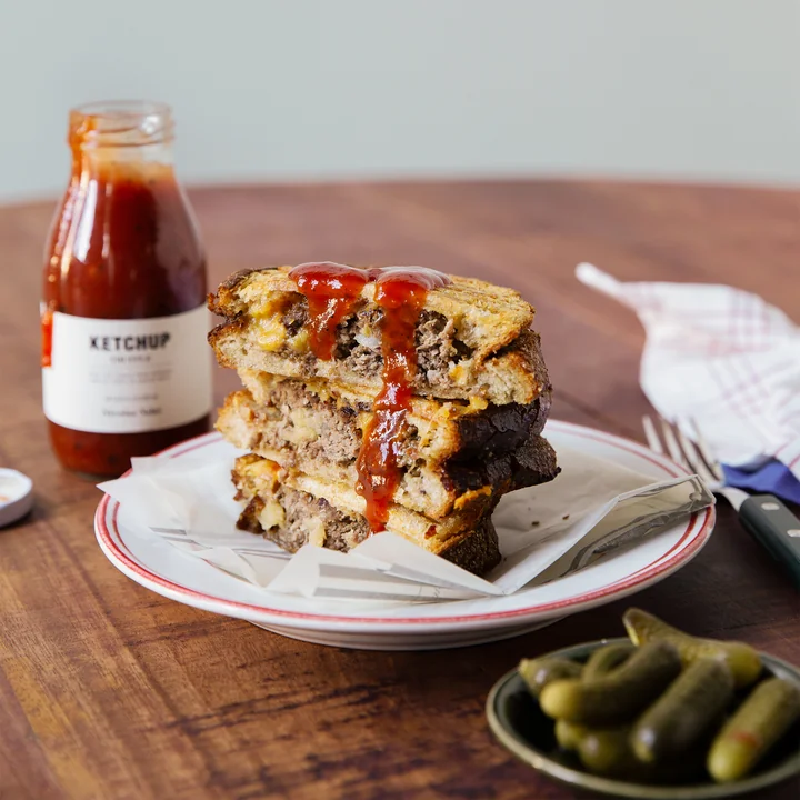 Nicolas Vahé - Bistro Plate Ø 21 cm, red / white