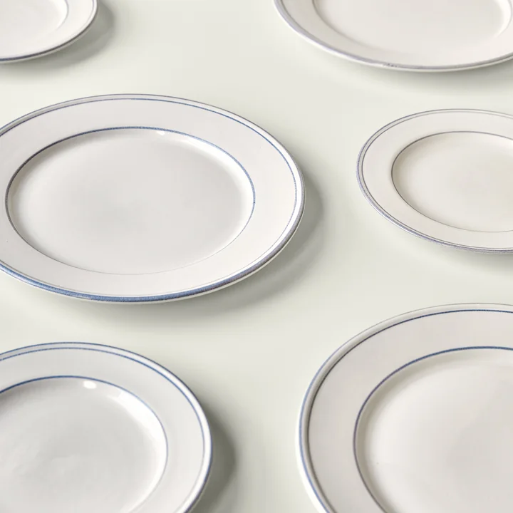 Nicolas Vahé - Bistro Plate, blue / white