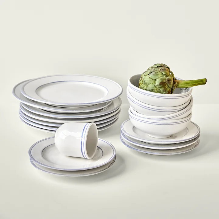 Nicolas Vahé - Bistro Tableware, blue / white