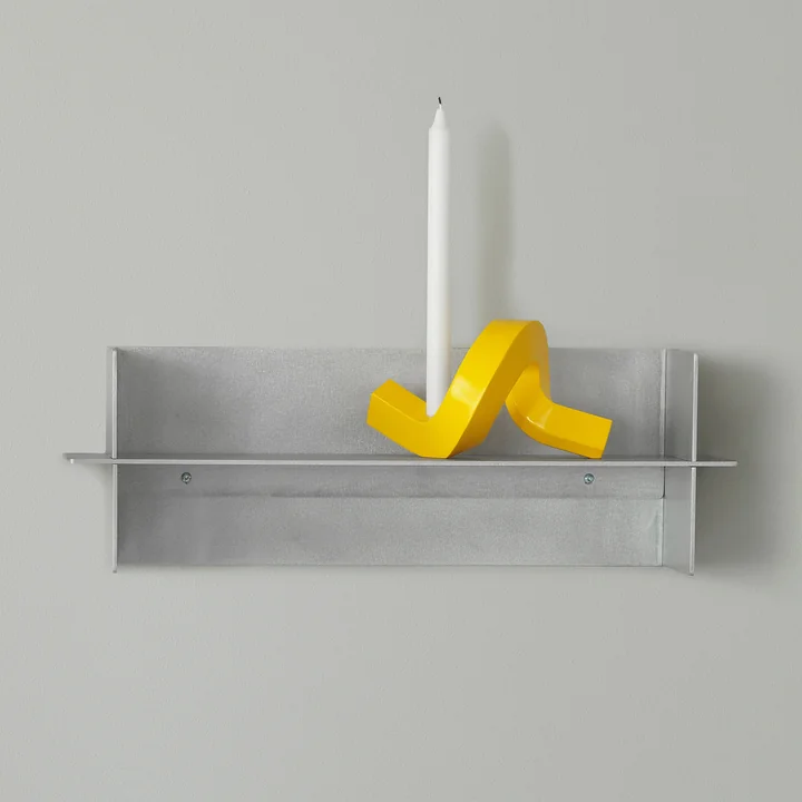 Normann Copenhagen - Alu Wall shelf, 60 cm, brushed aluminum