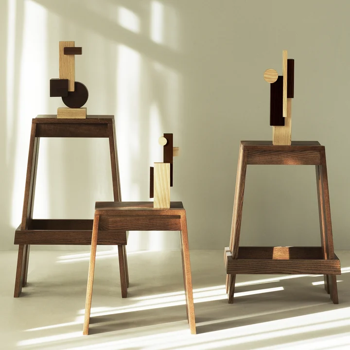 Normann Copenhagen - Join Sculpture, S, M and L, ash / charred ash