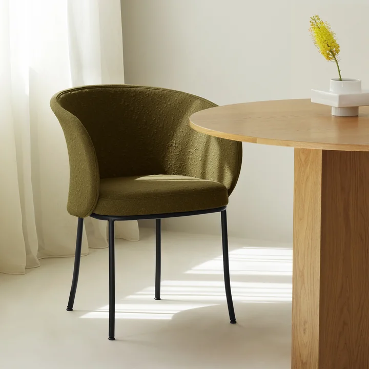 Normann Copenhagen - Knit Armchair, black / olive