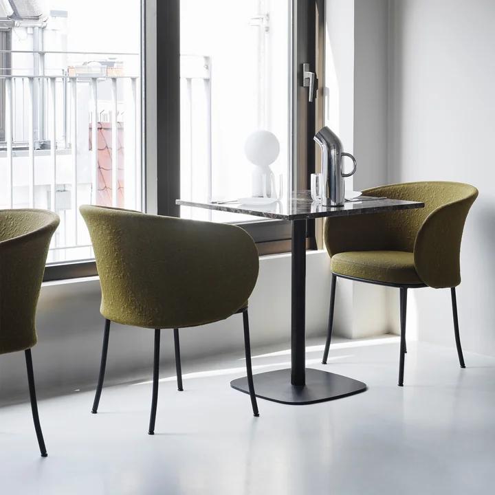 Normann Copenhagen - Knit Armchair, black / olive