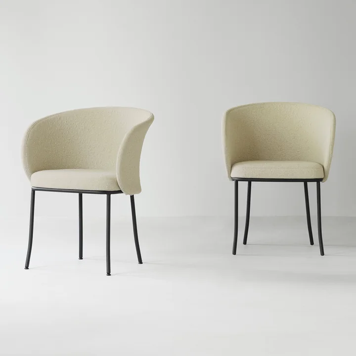 Normann Copenhagen - Knit Armchair, black / sand