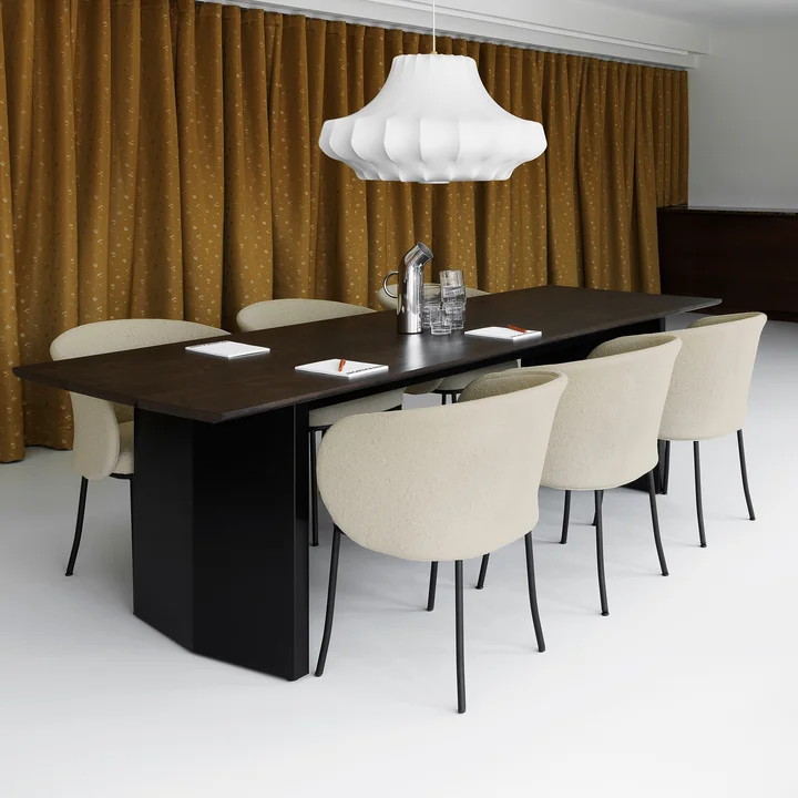 Normann Copenhagen - Knit Armchair, black / sand