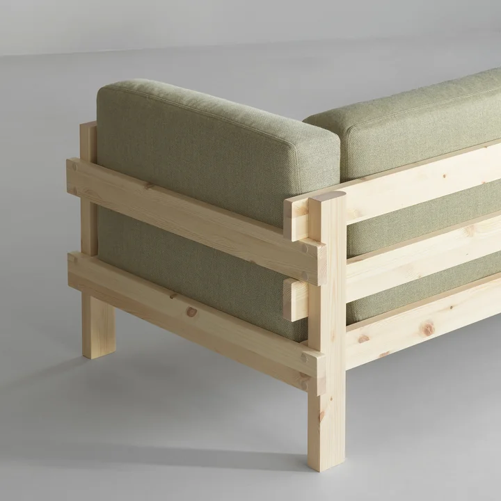 Normann Copenhagen - Kube 3-seater sofa, pine