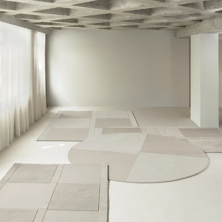 Normann Copenhagen - Level Rugs, warm grey