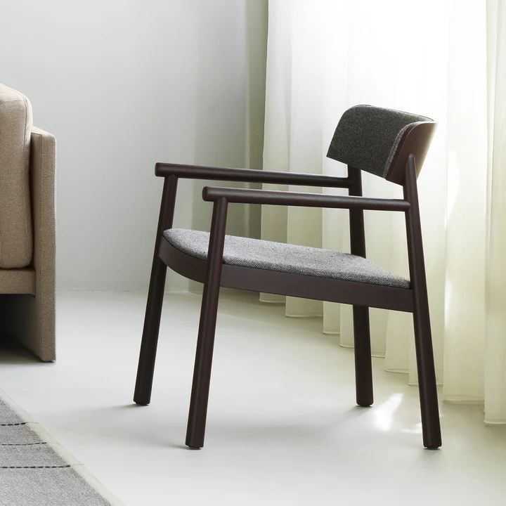 Normann Copenhagen - Timb Lounge armchair, brown / Hallingdal 369