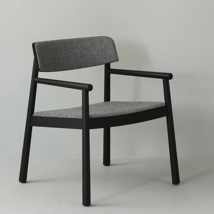 Normann Copenhagen - Timb Lounge armchair, black / Hallingdal 167
