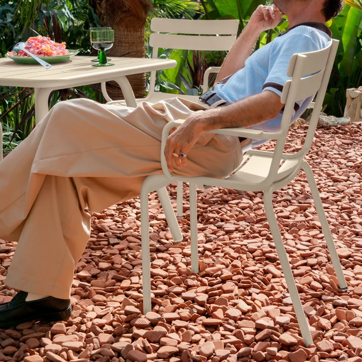 Fermob - Luxembourg Armchair, latte beige