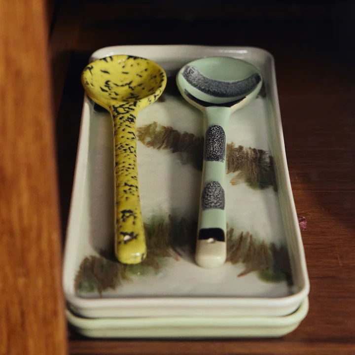 HKliving - 70's Serving spoon, mines (set of 2)