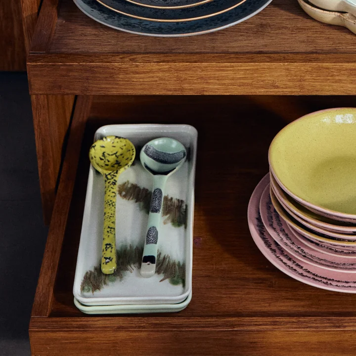 HKliving - 70's Serving spoon, mines (set of 2)