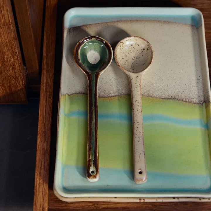 HKliving - 70's Serving spoon, hills (set of 2)