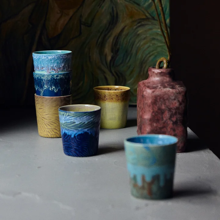 HKliving - 70's Van Gogh coffee mug, 230 ml