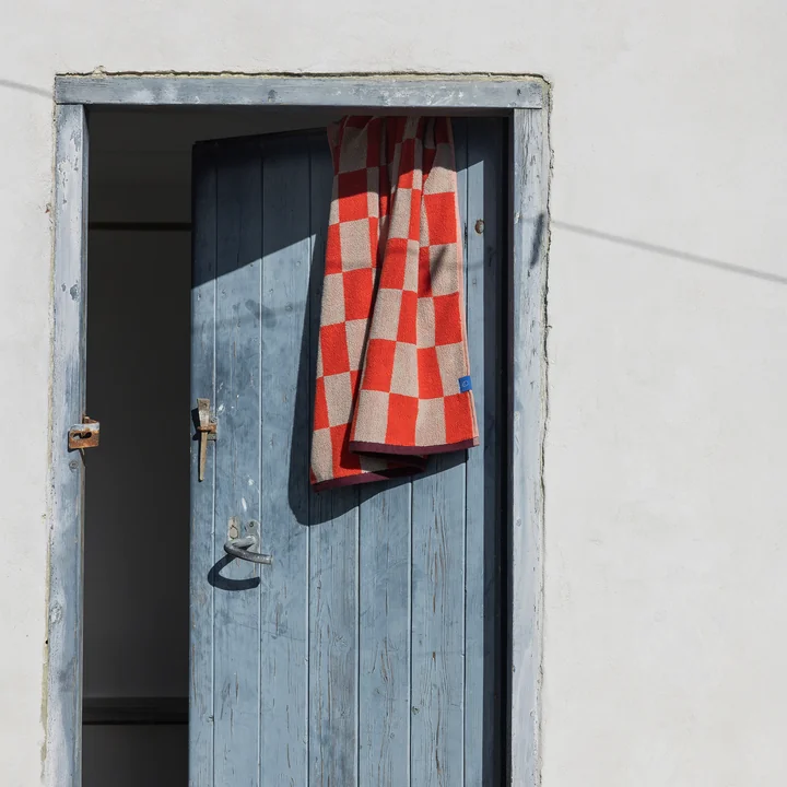 Mette Ditmer - Retro Towel, 50 x 90 cm, dark orange
