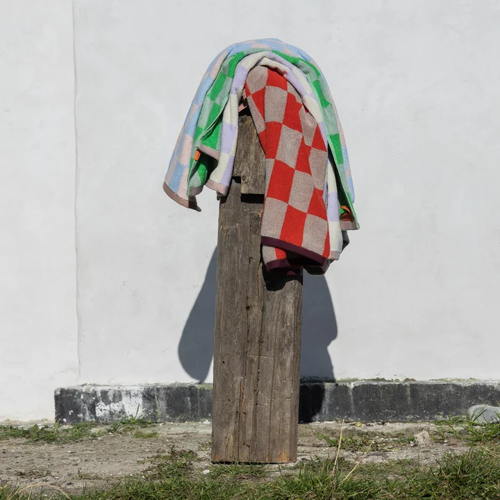 Mette Ditmer - Retro Towel, dark orange