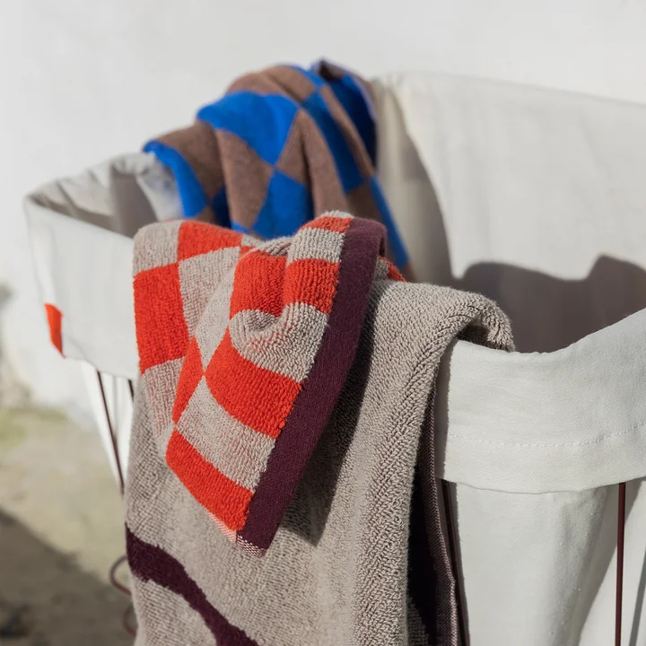 Mette Ditmer - Retro Towel, dark orange