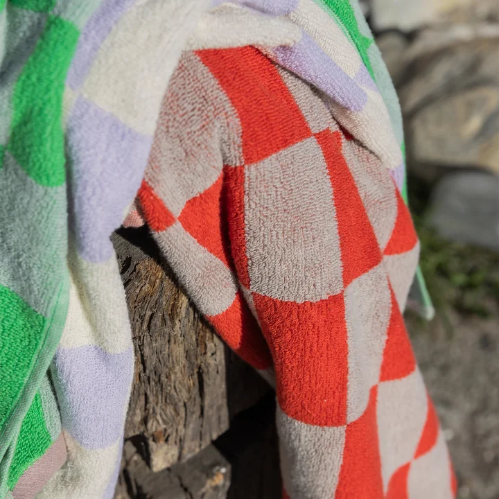 Mette Ditmer - Retro Towel, dark orange