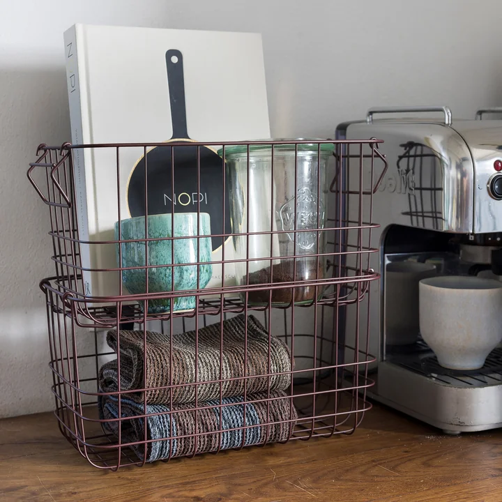 Mette Ditmer - Store-It Storage basket, S, wine