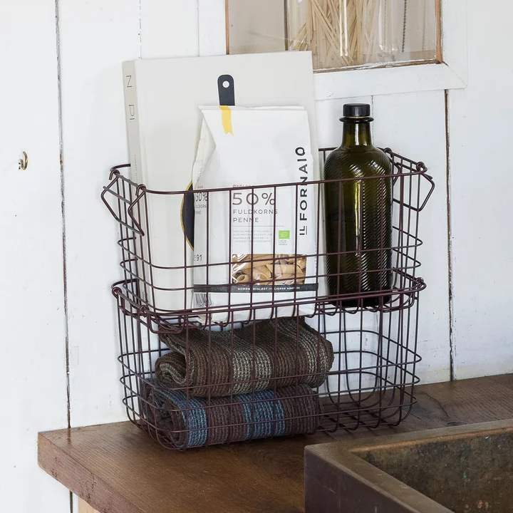 Mette Ditmer - Store-It Storage basket, S, wine