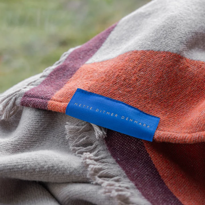 Mette Ditmer - Studio Blanket, 130 x 175 cm, orange