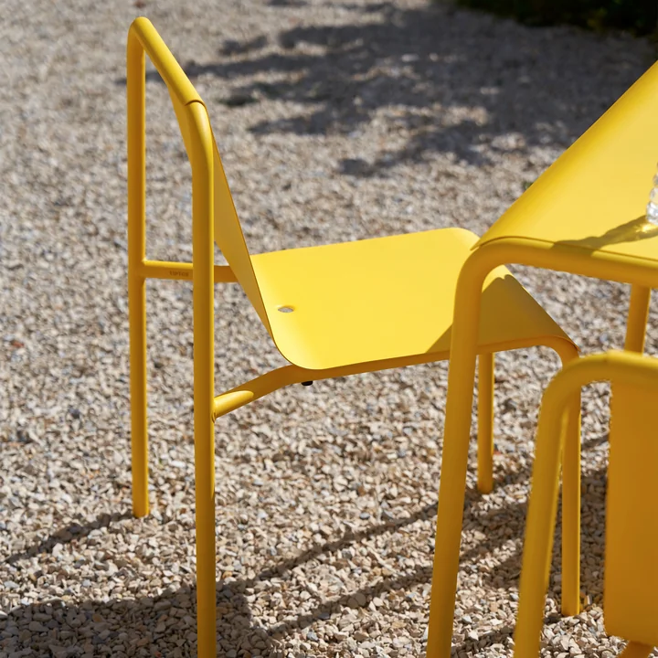 TipToe - Panorama garden chair, sun yellow