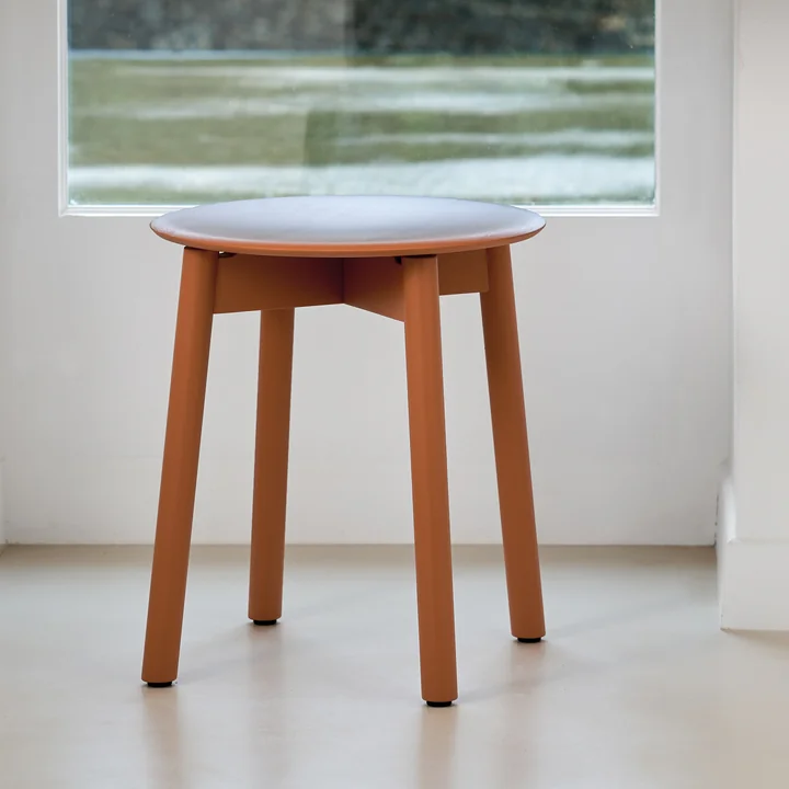 TipToe - SSD stool, tangerine red