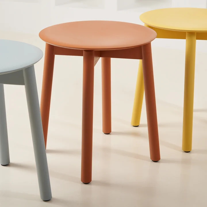 TipToe - SSD stool, tangerine red