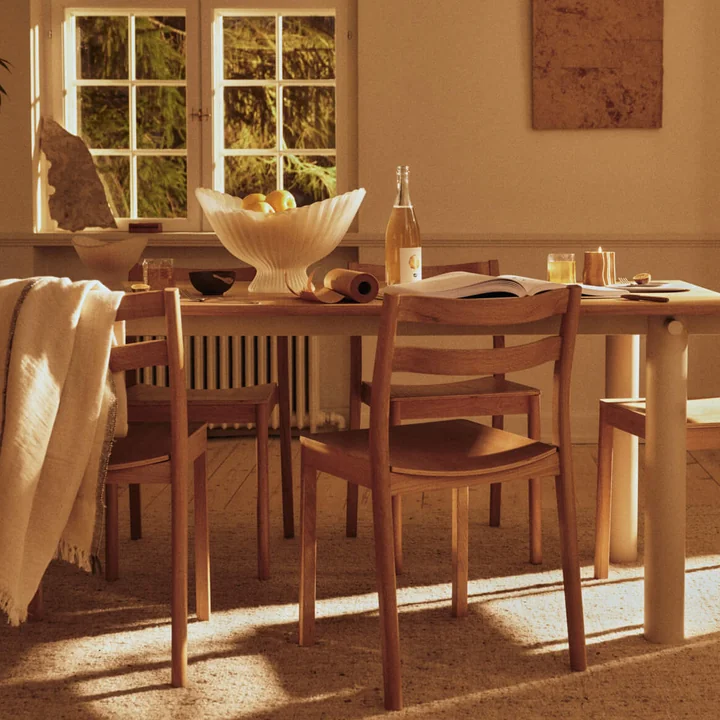 Ferm Living - Fountain Decorative bowl, large, frosted glass